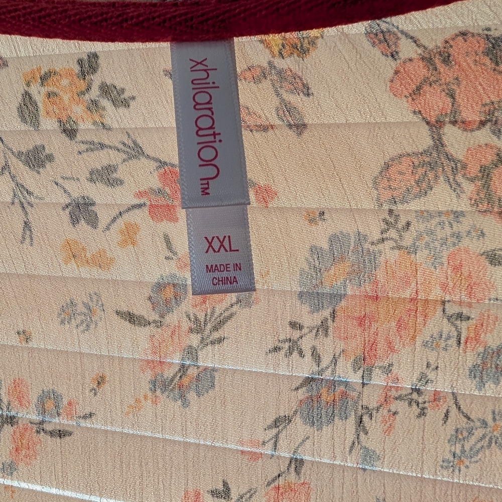 Xhilaration Floral Print Kimono - Picture 3 of 3